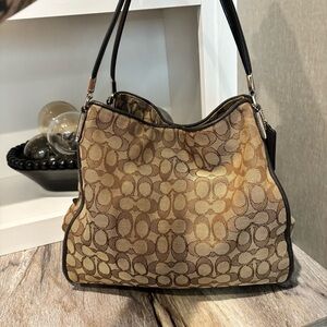 Vintage Canvas Coach purse